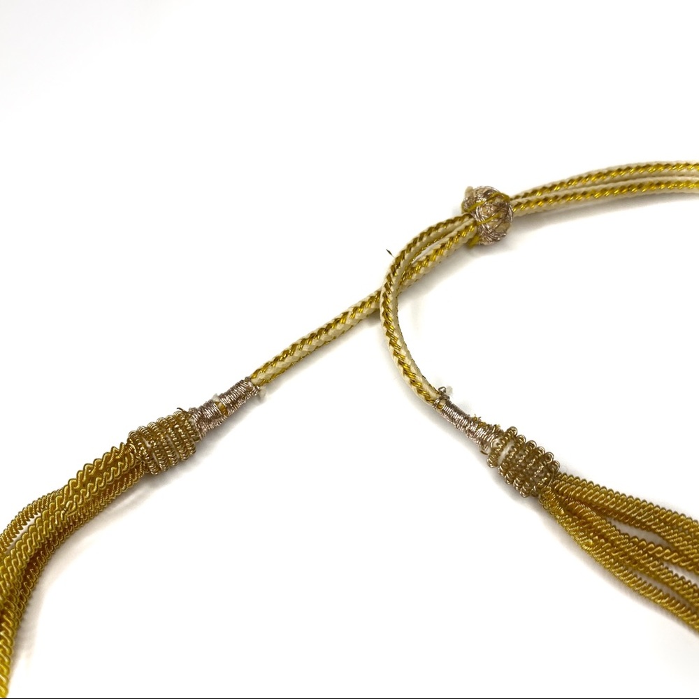 Multi Colored Gold Rope Necklace - Picture 5 of 8
